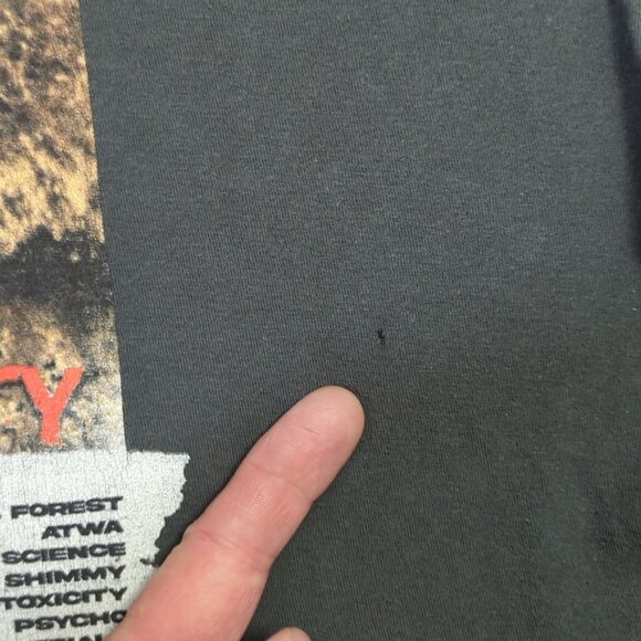 System Of A Down T-Shirt Men's XXL Gray Toxicity Band Tee Rock Metal Tultex Tag - Picture 5 of 12